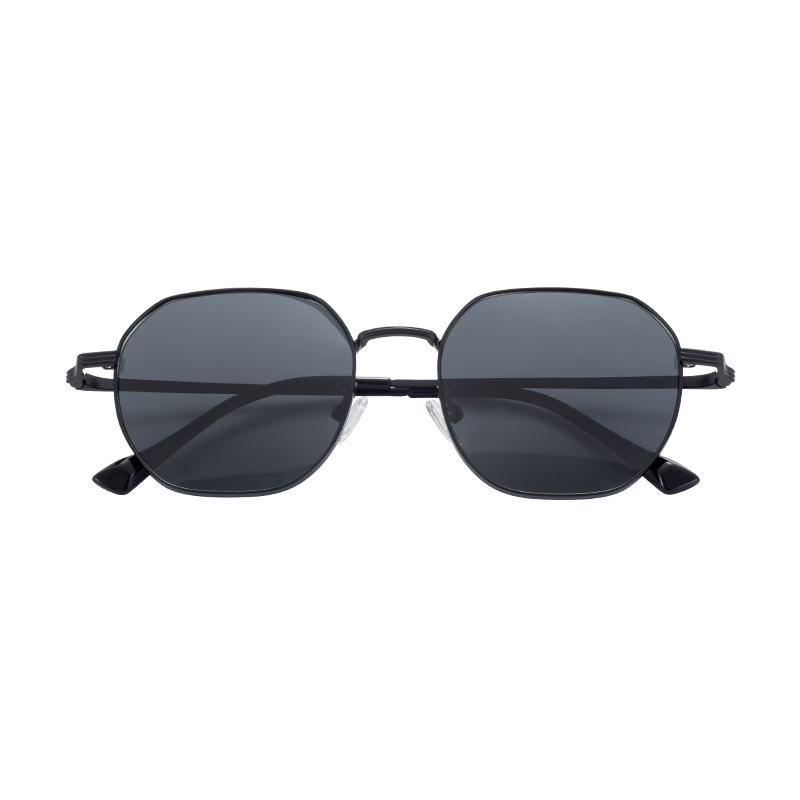 Manufacturer Wholesale Customized Lens Half Titanium Frame Sunglasses Trendy Oval Top Classic Sunnies