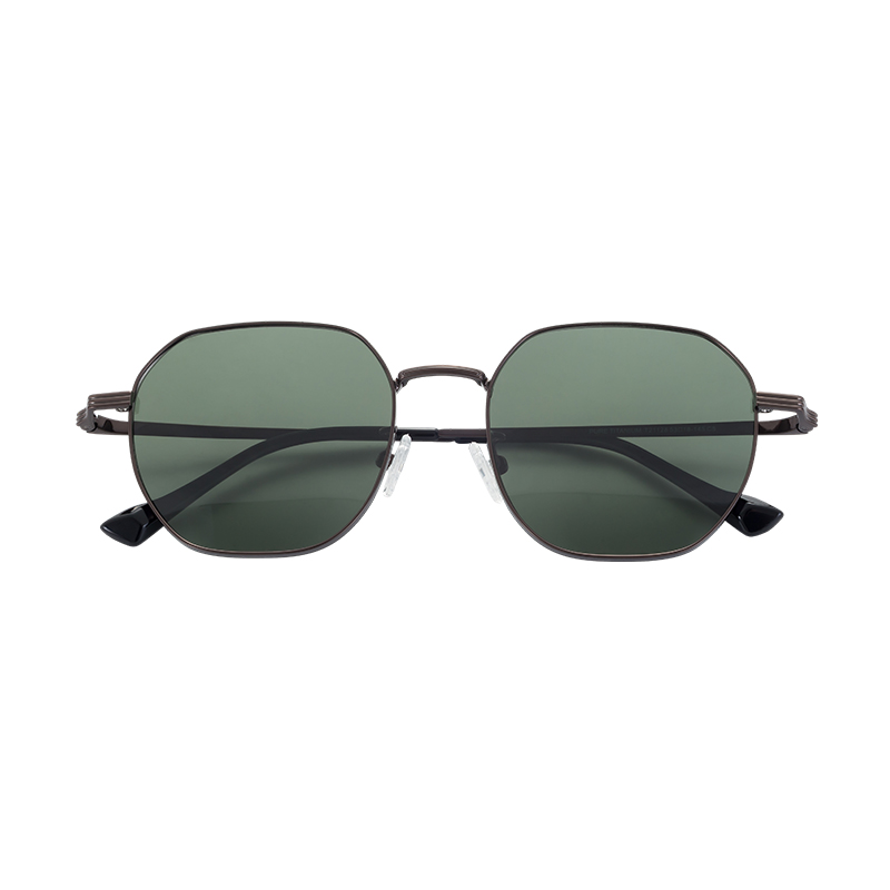 Manufacturer Wholesale Customized Lens Half Titanium Frame Sunglasses Trendy Oval Top Classic Sunnies