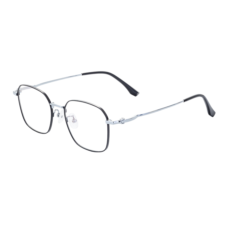 2025 Brand Design Half Titanium Optical Eyeglasses Vintage Prescription Spectacle With Various Colors Frame