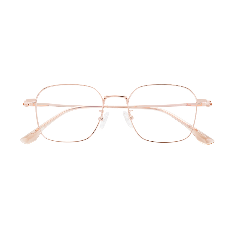 2025 Brand Design Half Titanium Optical Eyeglasses Vintage Prescription Spectacle With Various Colors Frame