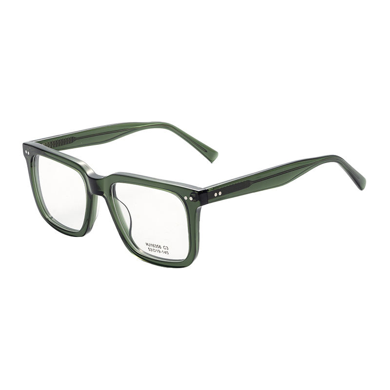 Fashion Comfortable Square Acetate Glasses Trendy Lightweight Acetate Eyewear Frames for Men/Women