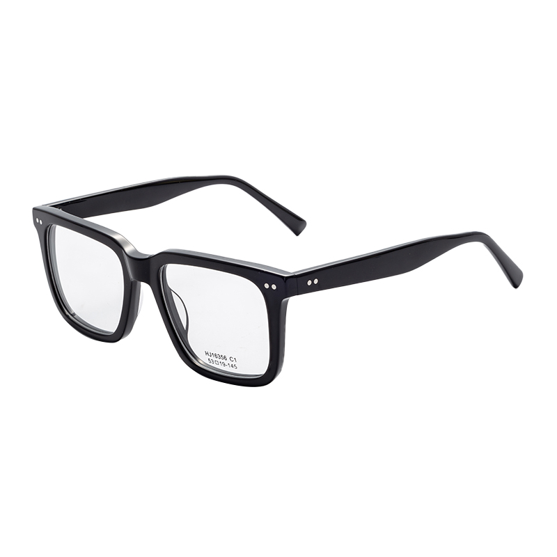 Fashion Comfortable Square Acetate Glasses Trendy Lightweight Acetate Eyewear Frames for Men/Women