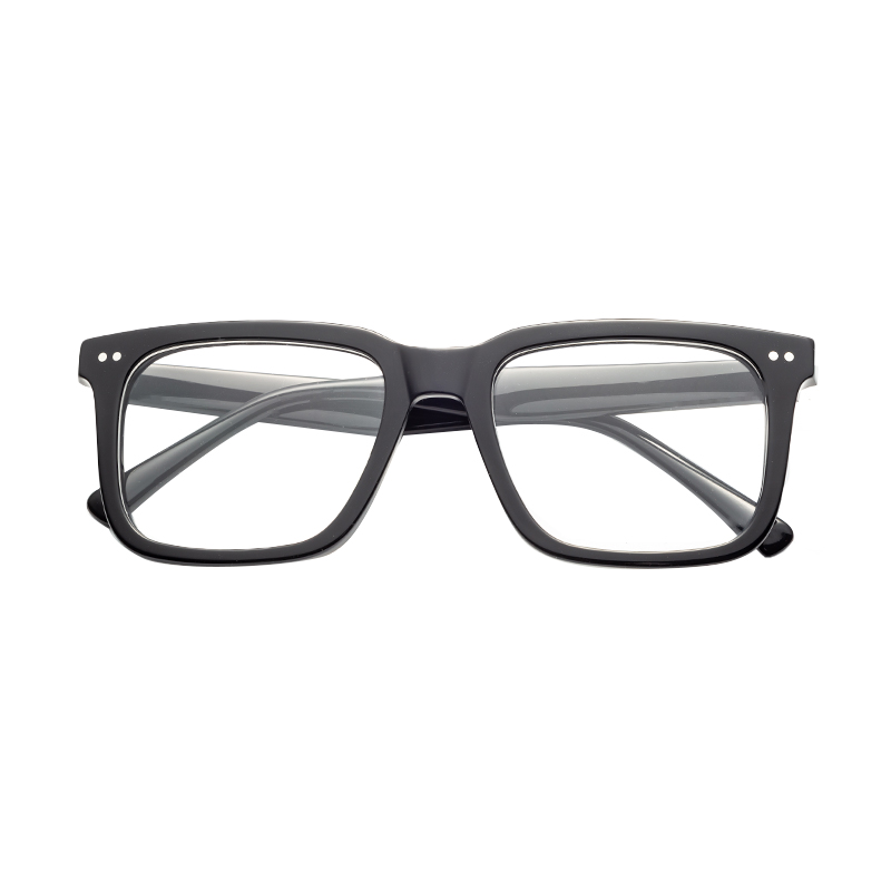 Fashion Comfortable Square Acetate Glasses Trendy Lightweight Acetate Eyewear Frames for Men/Women