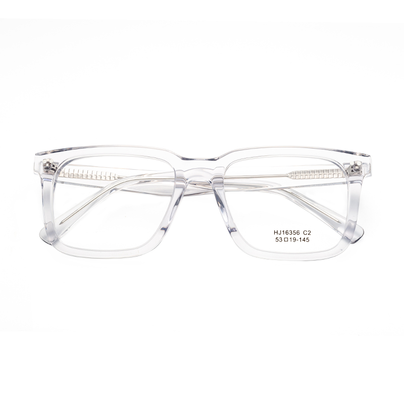 Fashion Comfortable Square Acetate Glasses Trendy Lightweight Acetate Eyewear Frames for Men/Women