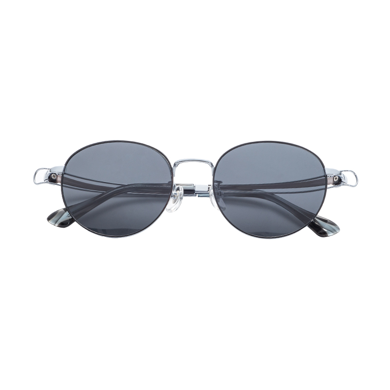 Premium UV400 Polarized Sunglasses Gold Semi Titanium Frame Lens Customizable OEM ODM Outdoor Eyewear Sunshades Tac Lenses