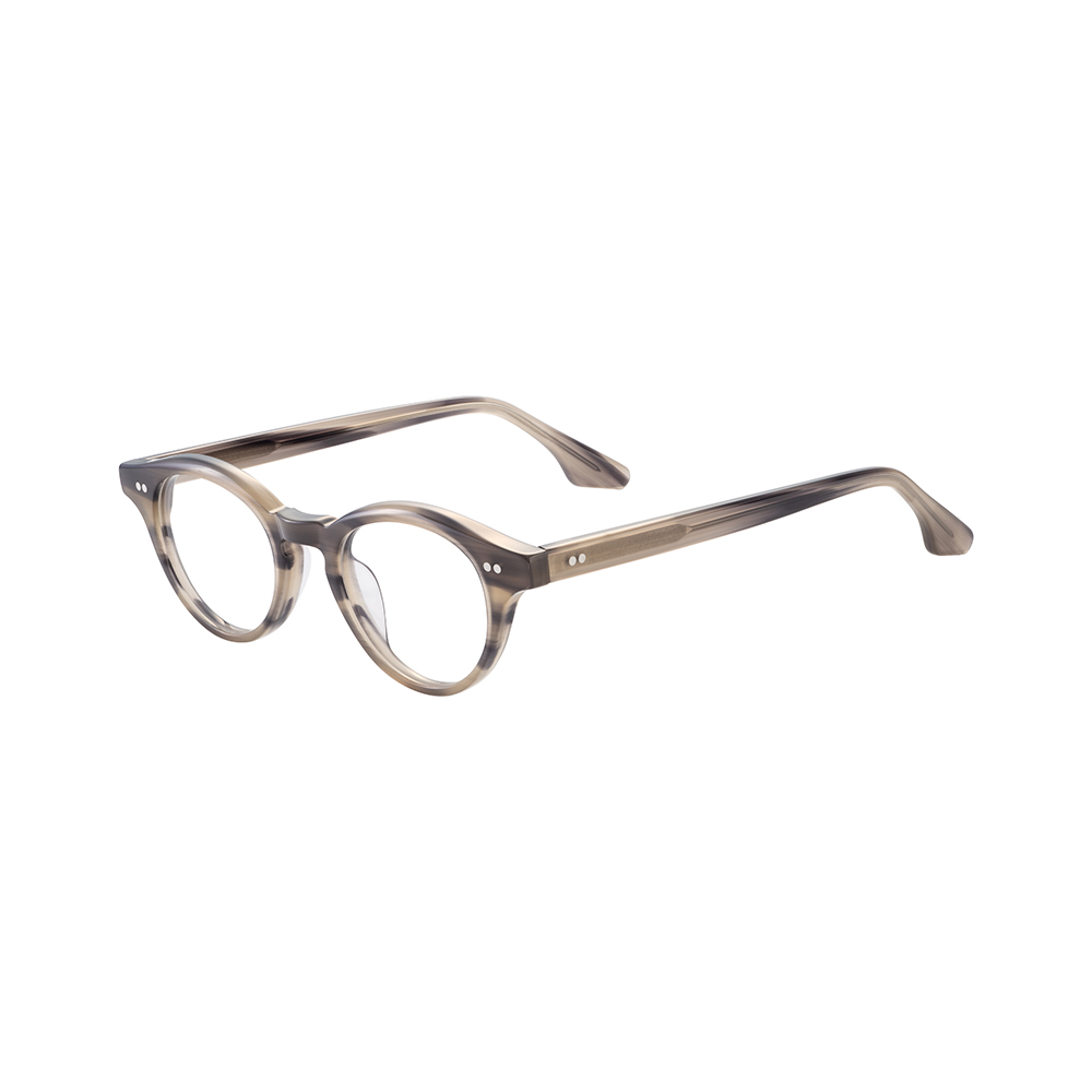 Vintage Classic Round Custom Logo Optical Glasses Eyewear Acetate Frame Eyeglasses