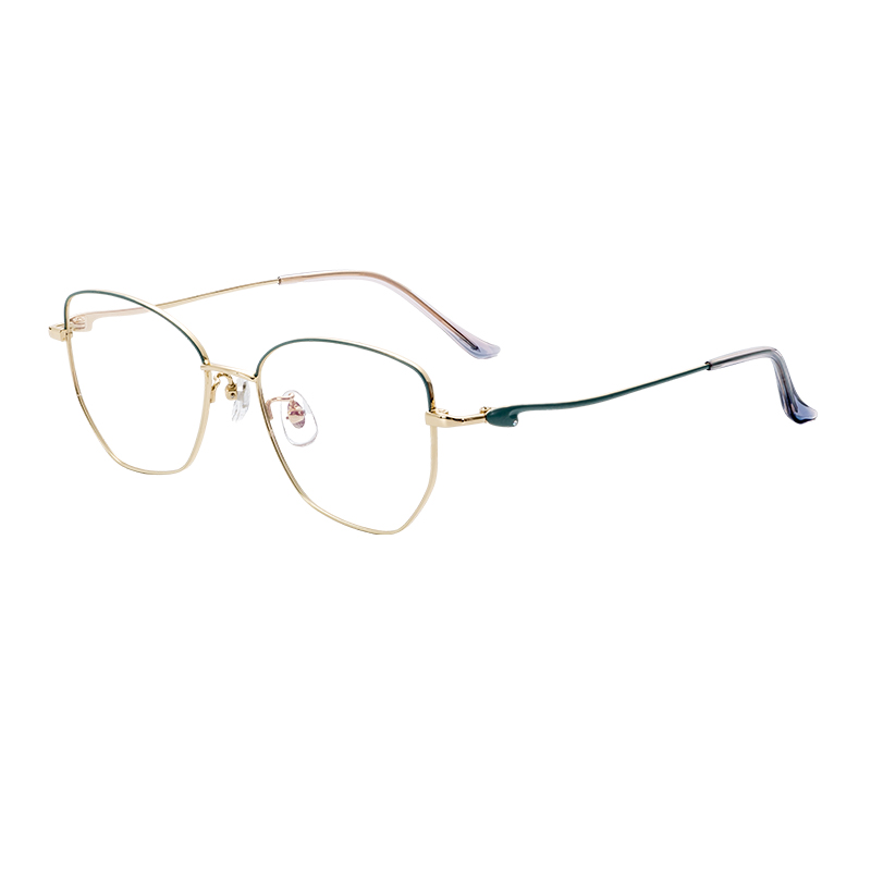 Factory Price Hot Selling Lightweight Durable Universal Stylish Semi-Titanium Glasses Frames Eyeglasses