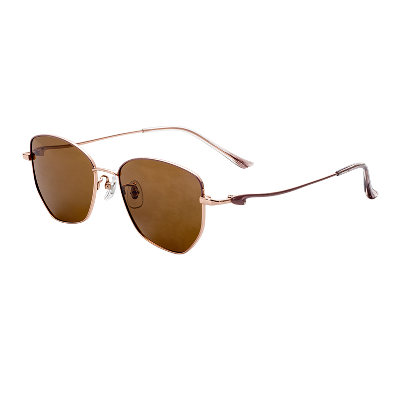 Wholesale Customized Modern Unisex Trendy 100% Uv Protection Lightweight Sport Semi-Titanium Glasses Frames Sunglasses