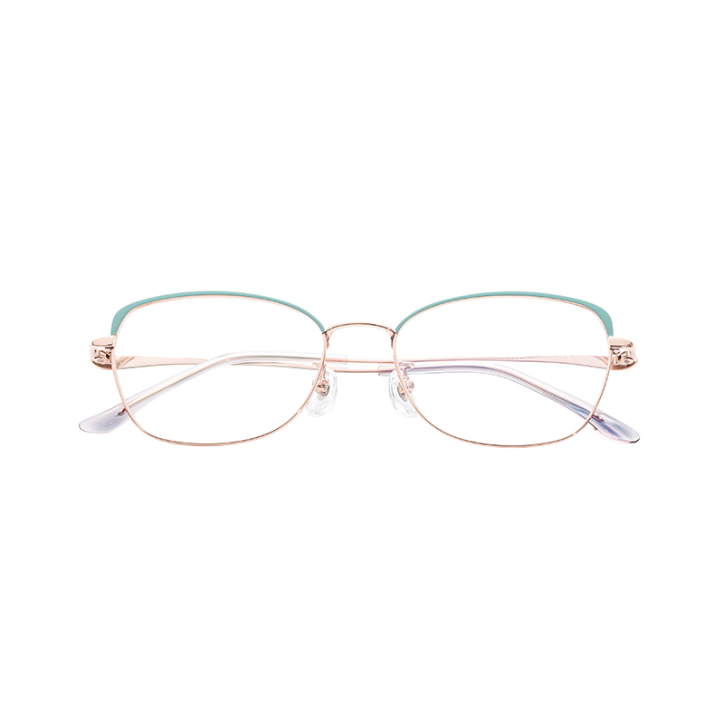 Trendy Lightweight  Unisex Half titanium glasses frames eye glasses frames luxury Spectacles