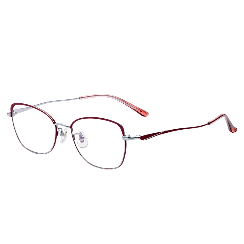 Trendy Lightweight  Unisex Half titanium glasses frames eye glasses frames luxury Spectacles