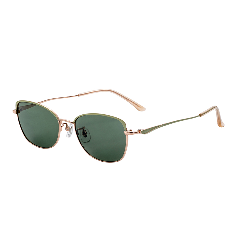 Fashionable Luxury Comfortable Outdoor Protective Half titanium glasses frames Sunglasses men women