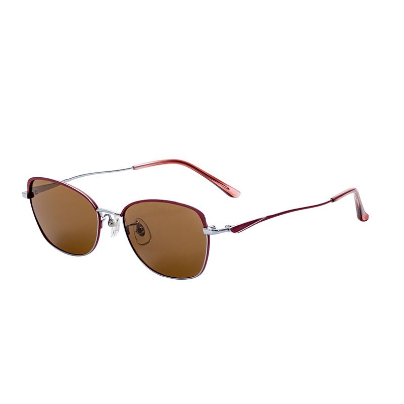 Fashionable Luxury Comfortable Outdoor Protective Half titanium glasses frames Sunglasses men women