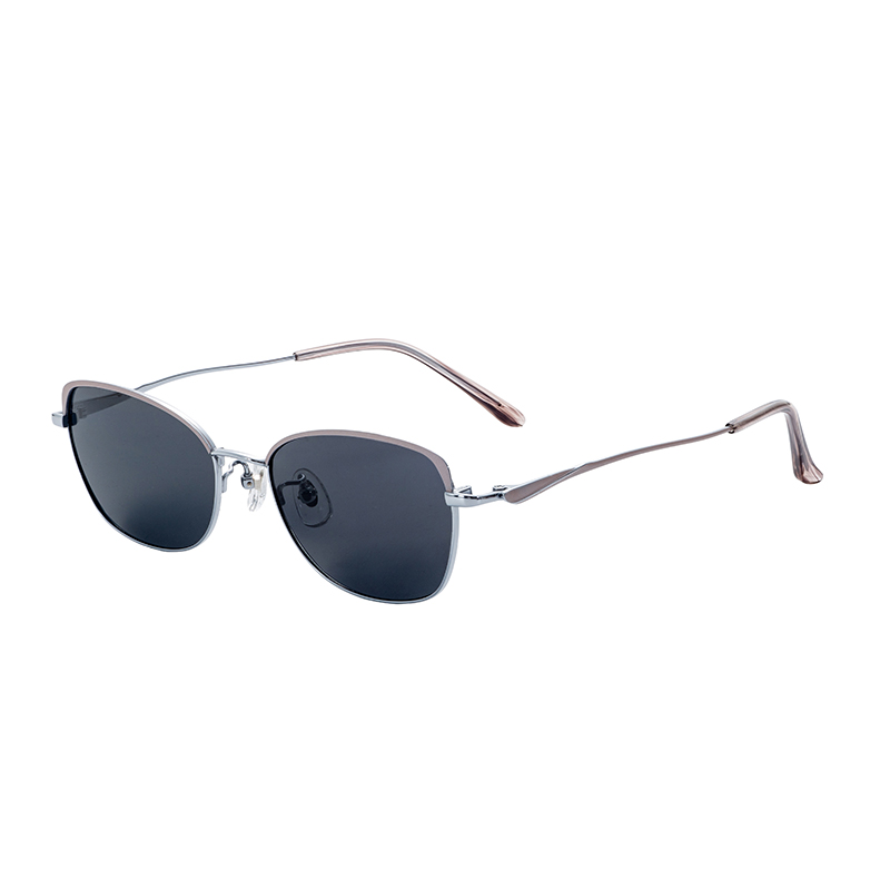 Fashionable Luxury Comfortable Outdoor Protective Half titanium glasses frames Sunglasses men women