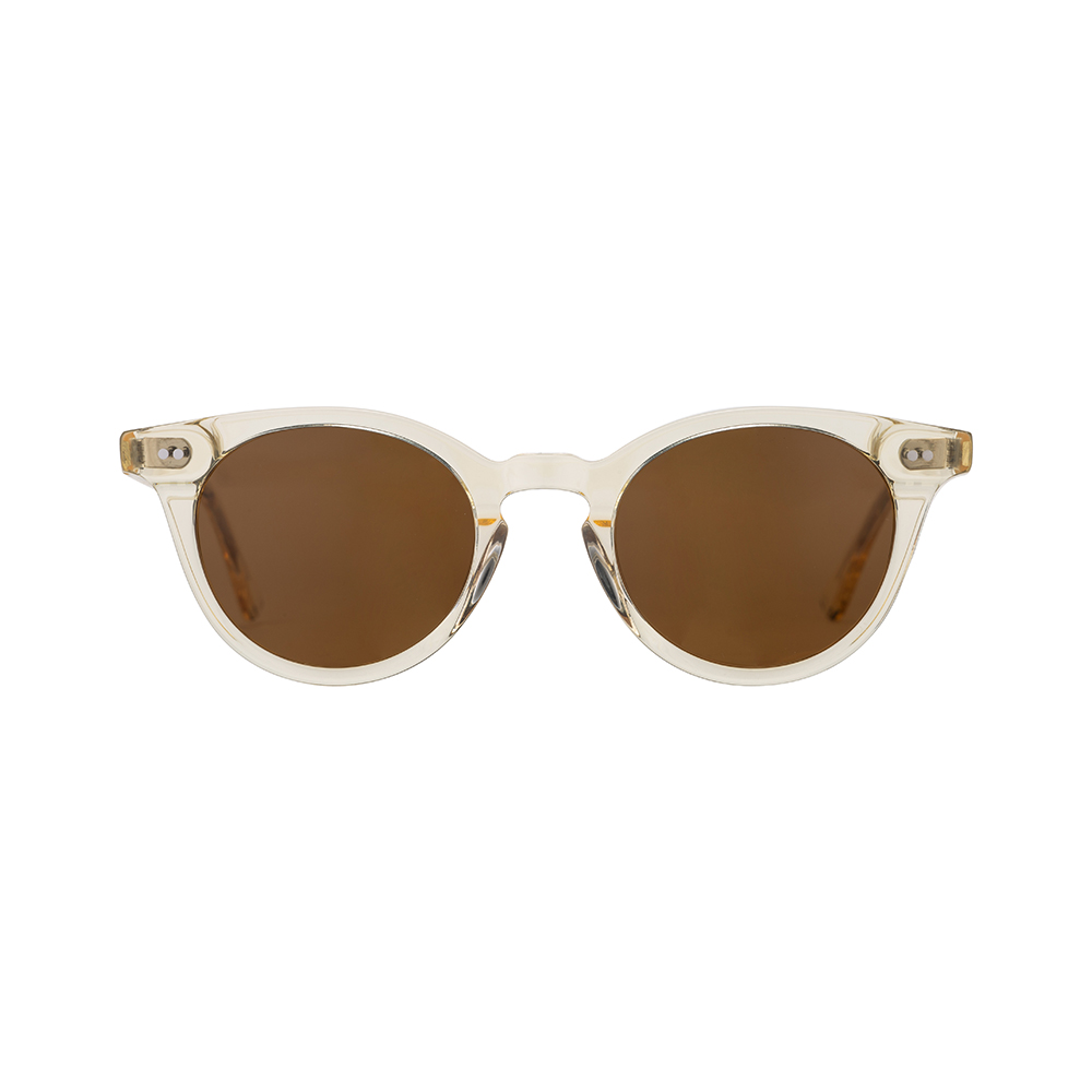 Cheap Custom Fashionable Uv Sunglasses Cute Sunglasses For Women Transparent Crystal Acetate Fiber Sunglasses