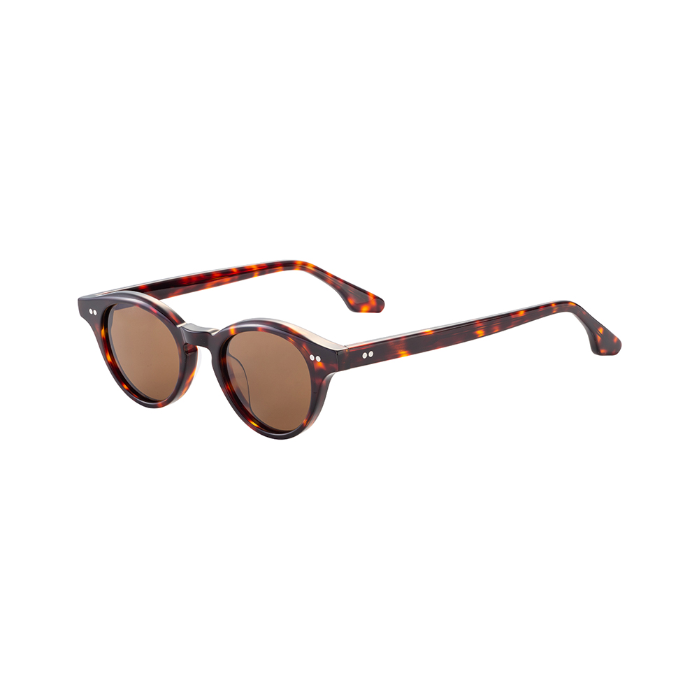 Retro Plastic Round Frames Blocker Optical Sunglasses Acetate Transparent Eyeglasses Sunglasses