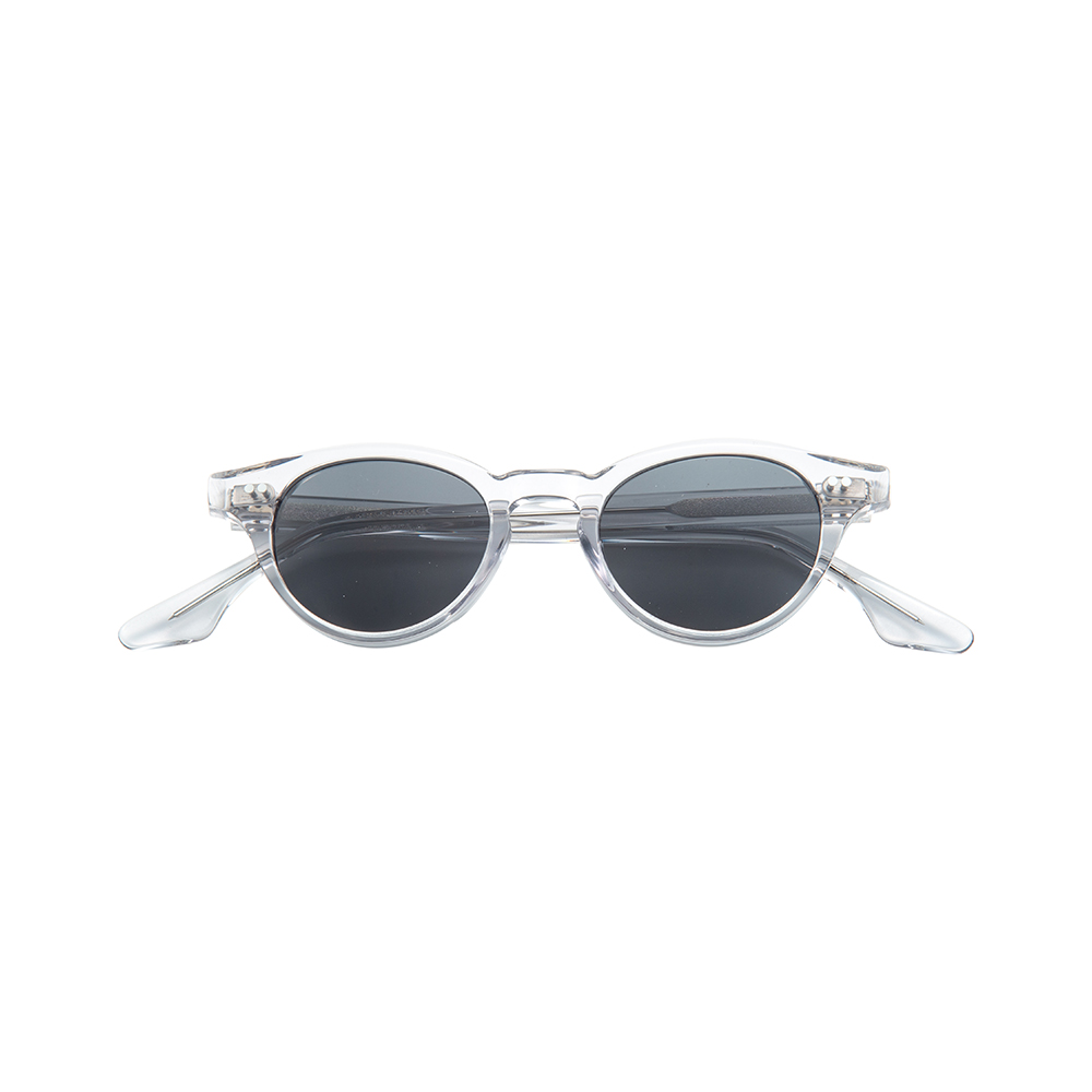 Retro Plastic Round Frames Blocker Optical Sunglasses Acetate Transparent Eyeglasses Sunglasses