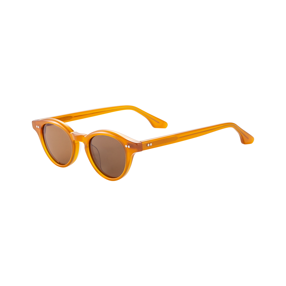 Retro Plastic Round Frames Blocker Optical Sunglasses Acetate Transparent Eyeglasses Sunglasses