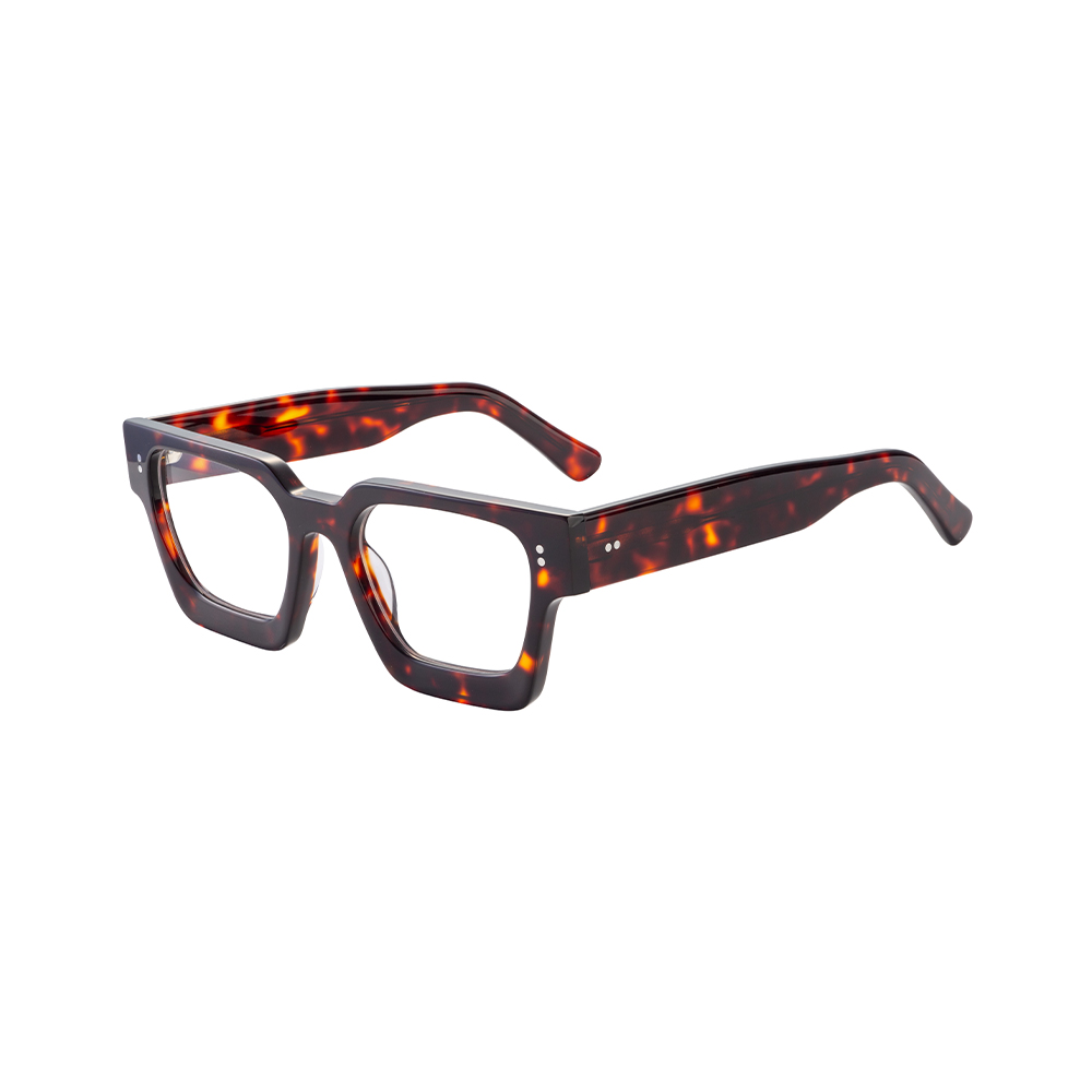 High Quality Fashion Thick Acetate Women Optical Glasses Frames Eyeglasses For Men Wholesale Square Big Size Acetate Glasses