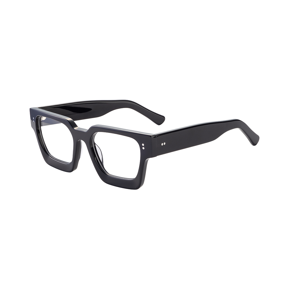 High Quality Fashion Thick Acetate Women Optical Glasses Frames Eyeglasses For Men Wholesale Square Big Size Acetate Glasses