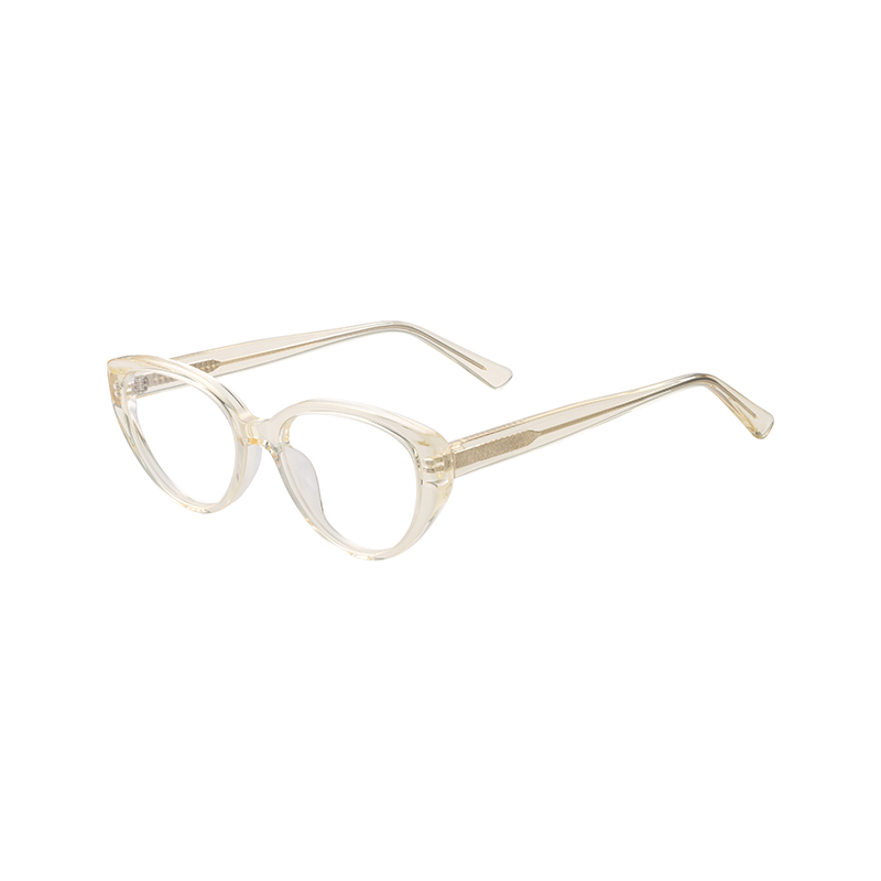 Custom Logo Italy Design Mazzucchell Unisex Acetate Clear Transparent Myopia Eyeglasses Frame Blue Light Blocking Glasses