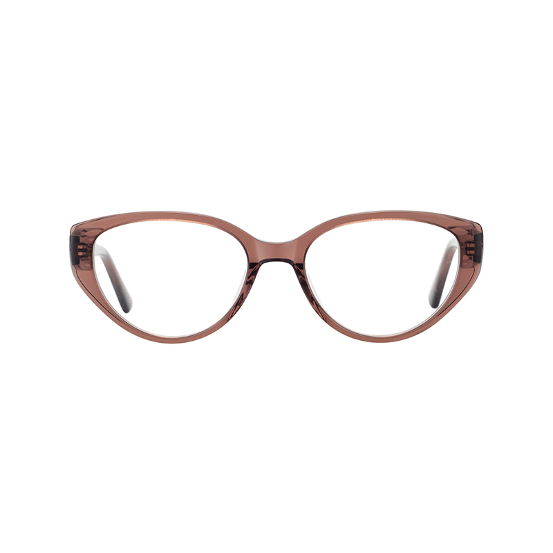 Custom Logo Italy Design Mazzucchell Unisex Acetate Clear Transparent Myopia Eyeglasses Frame Blue Light Blocking Glasses