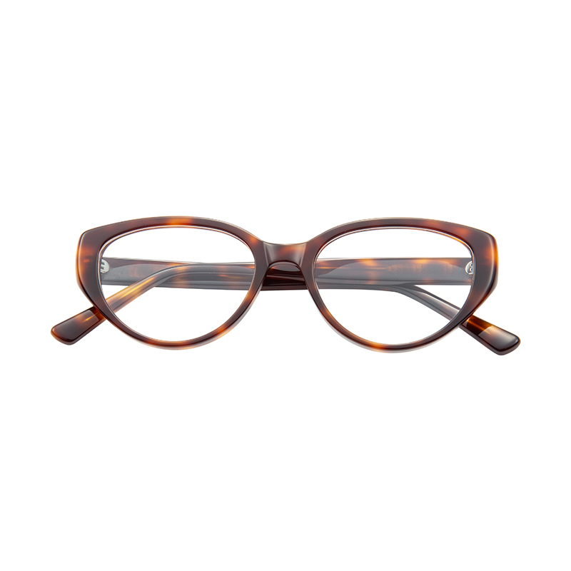 Custom Logo Italy Design Mazzucchell Unisex Acetate Clear Transparent Myopia Eyeglasses Frame Blue Light Blocking Glasses