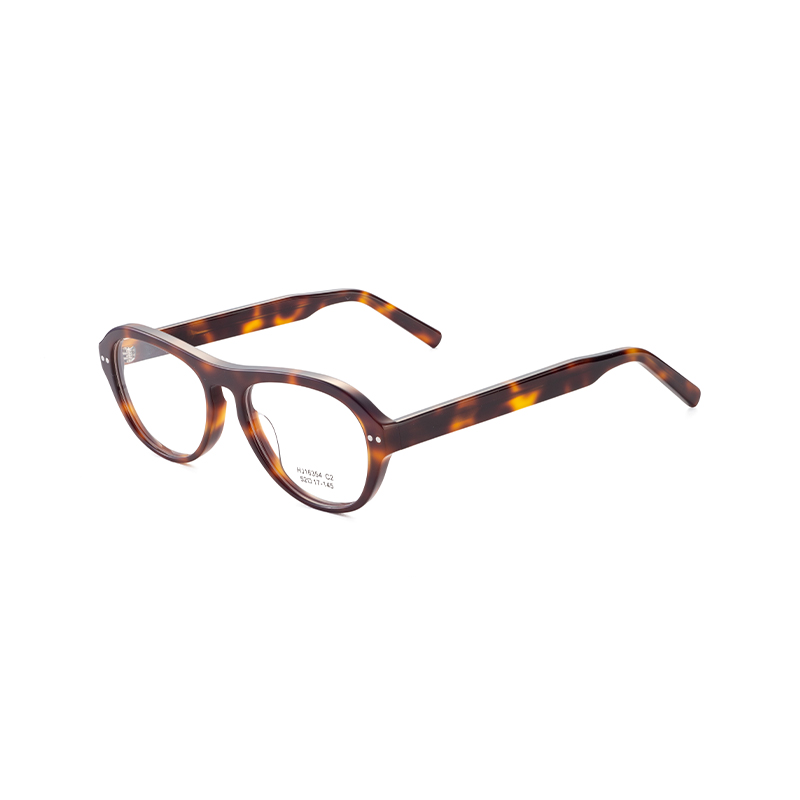 Women Men Spectacle Frame Myopic Support Prescription Lens Vintage Round Eyewear Acetate Optical Eyeglasses