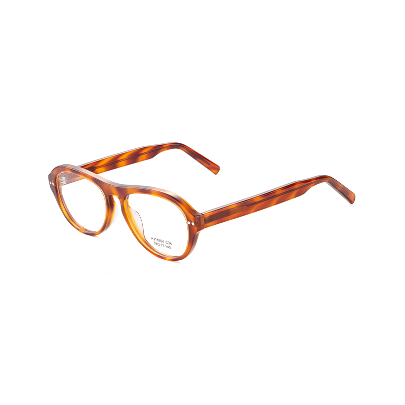 Women Men Spectacle Frame Myopic Support Prescription Lens Vintage Round Eyewear Acetate Optical Eyeglasses