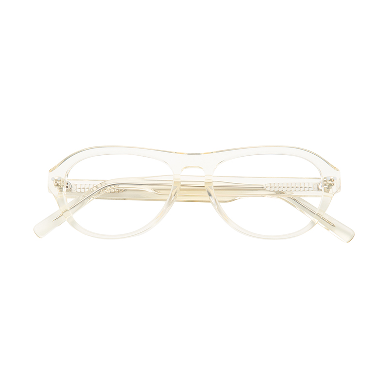Women Men Spectacle Frame Myopic Support Prescription Lens Vintage Round Eyewear Acetate Optical Eyeglasses