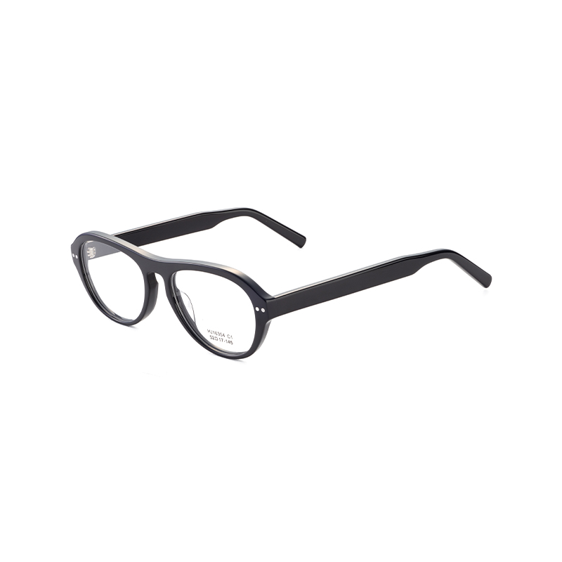 Women Men Spectacle Frame Myopic Support Prescription Lens Vintage Round Eyewear Acetate Optical Eyeglasses