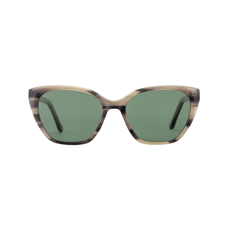 New Arrival Fashion Design Unisex Uv400 Square Bevel Light Acetate Polarized Shades Sunglasses