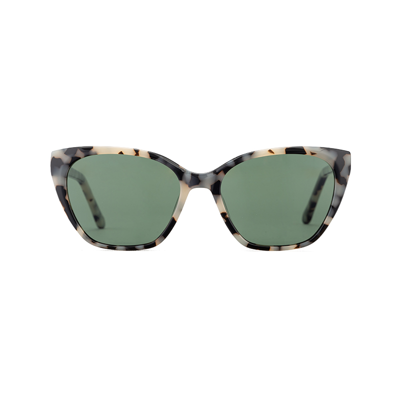 New Arrival Fashion Design Unisex Uv400 Square Bevel Light Acetate Polarized Shades Sunglasses