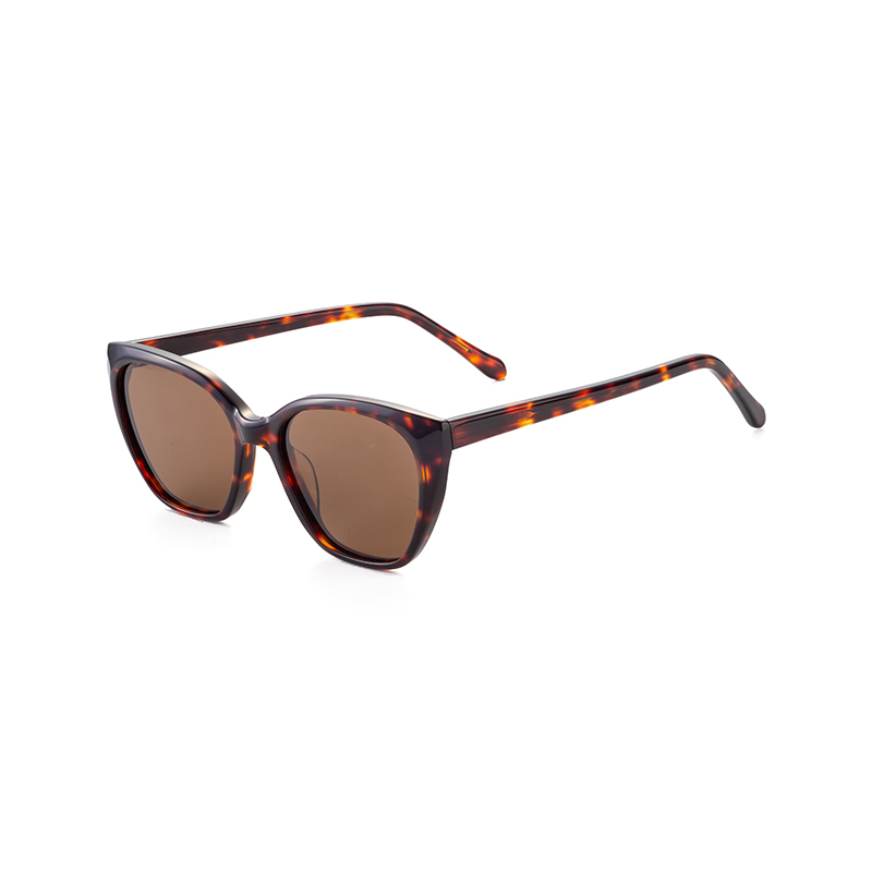 New Arrival Fashion Design Unisex Uv400 Square Bevel Light Acetate Polarized Shades Sunglasses