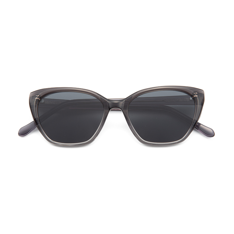 New Arrival Fashion Design Unisex Uv400 Square Bevel Light Acetate Polarized Shades Sunglasses