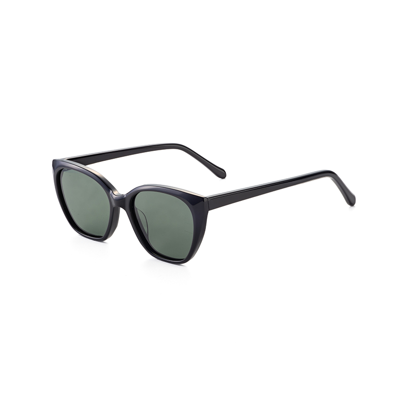 New Arrival Fashion Design Unisex Uv400 Square Bevel Light Acetate Polarized Shades Sunglasses