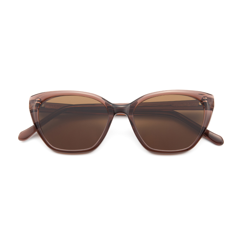 New Arrival Fashion Design Unisex Uv400 Square Bevel Light Acetate Polarized Shades Sunglasses