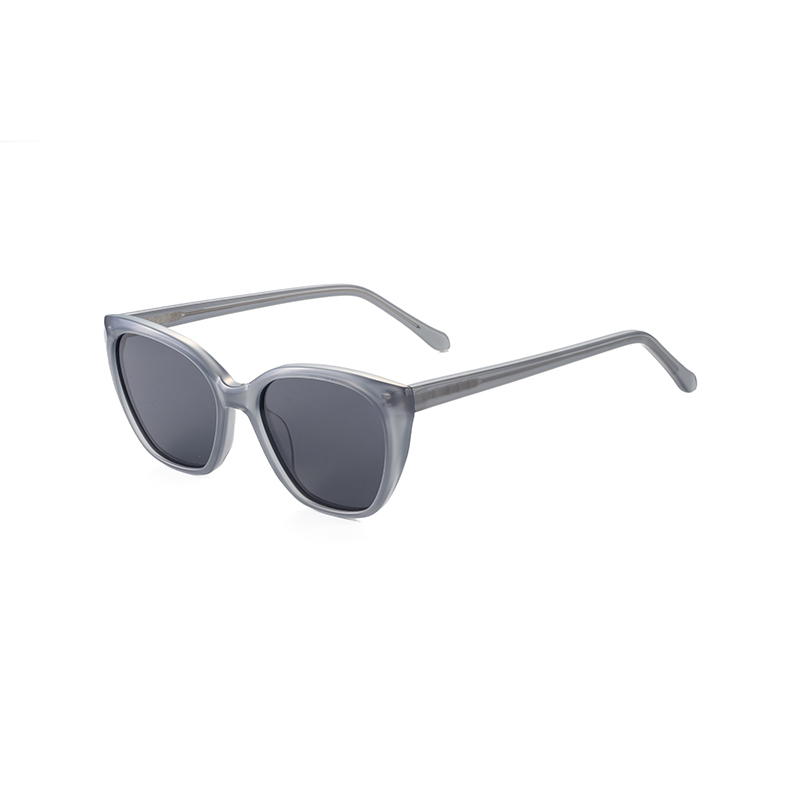 New Arrival Fashion Design Unisex Uv400 Square Bevel Light Acetate Polarized Shades Sunglasses