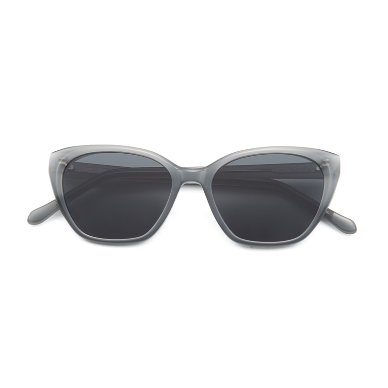 New Arrival Fashion Design Unisex Uv400 Square Bevel Light Acetate Polarized Shades Sunglasses