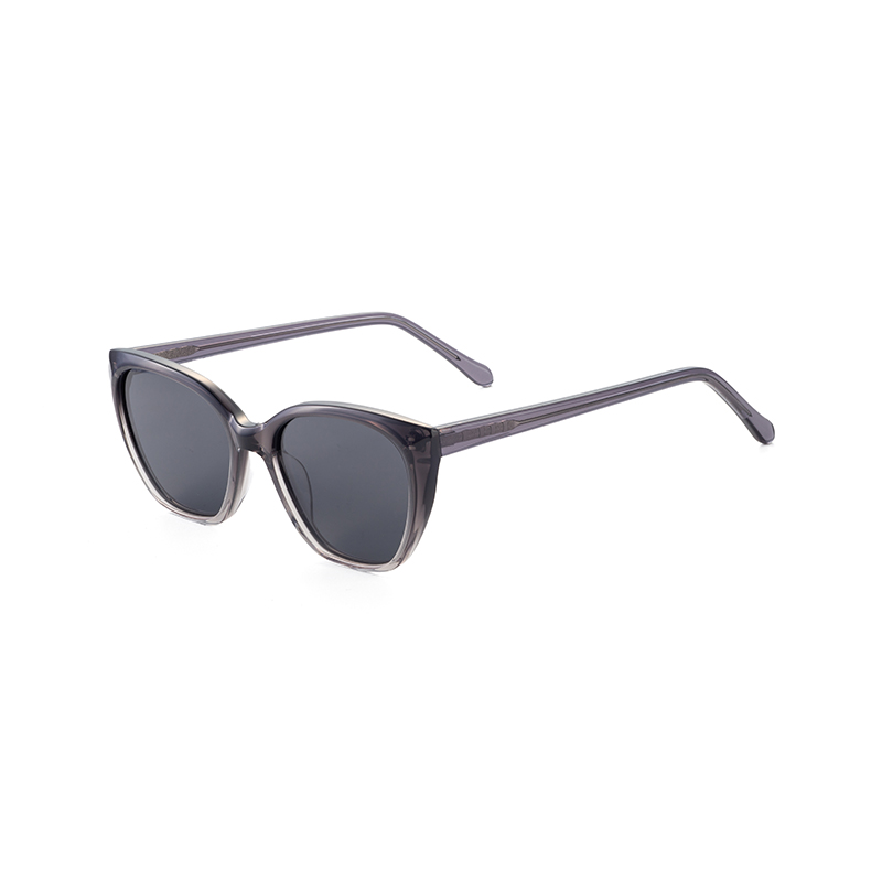 New Arrival Fashion Design Unisex Uv400 Square Bevel Light Acetate Polarized Shades Sunglasses