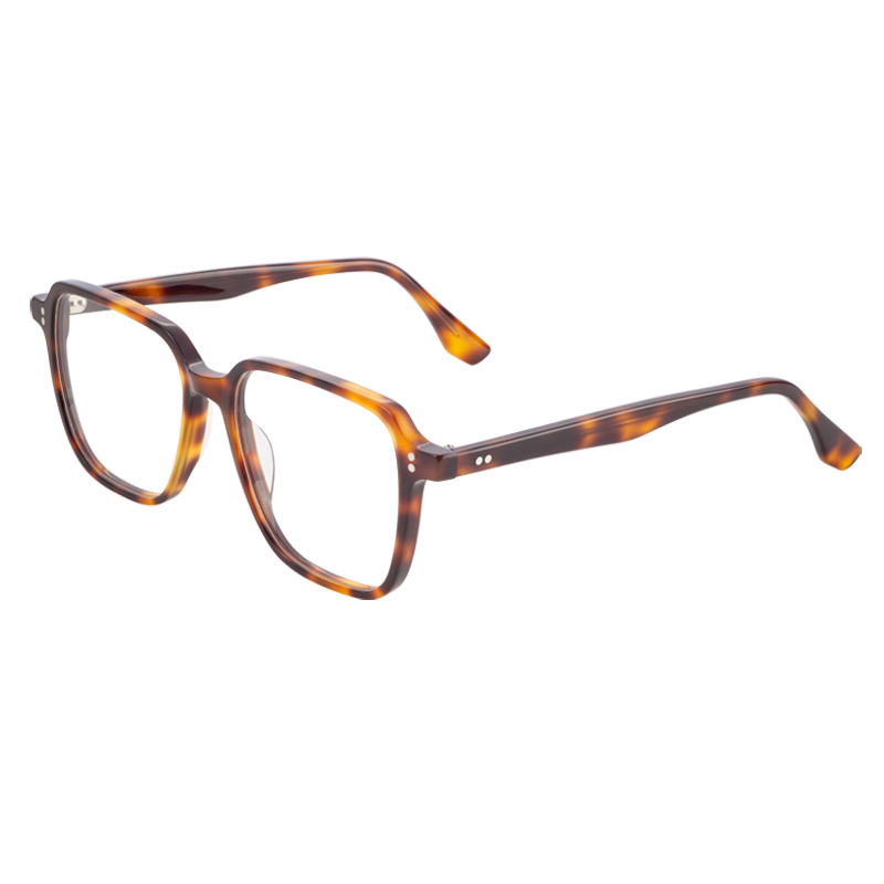 Factory Wholesale Acetate Eyeglasses Retro Square Vintage Fashion Design Oversized Eyeglasses Eyeglass Frame