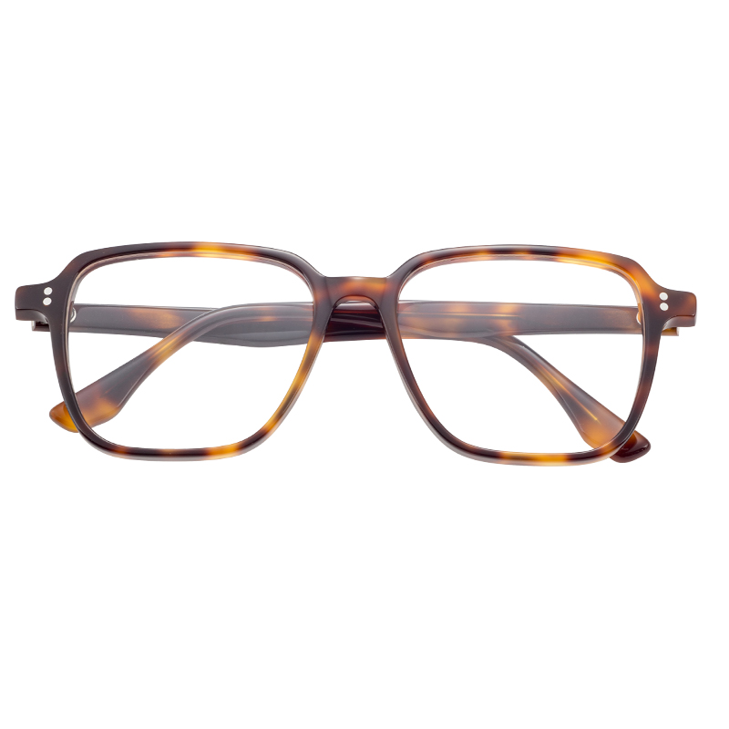 Factory Wholesale Acetate Eyeglasses Retro Square Vintage Fashion Design Oversized Eyeglasses Eyeglass Frame