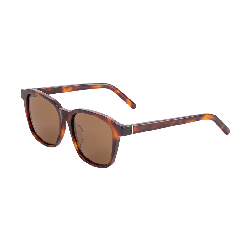Trendy Bands Multiple Colors Acetate Frame Metal Sunglasses Custom Logo Square Men And Women Sunglasses