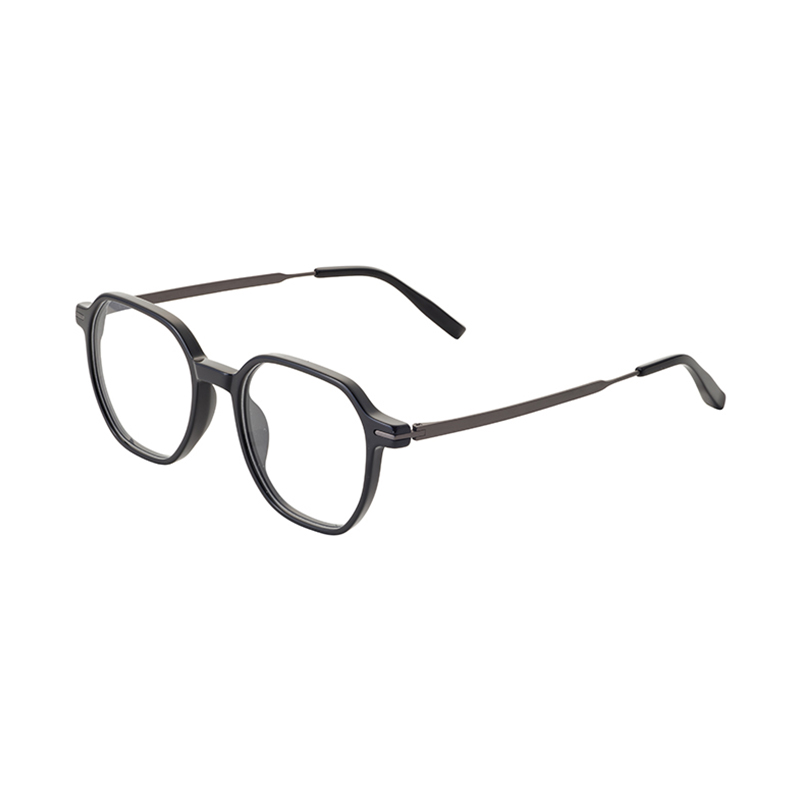 Luxury Fashion Exquisite Half Titanium Frame Spectacle Frames High-End Design Handmade Men\'s Square Frame Glasses