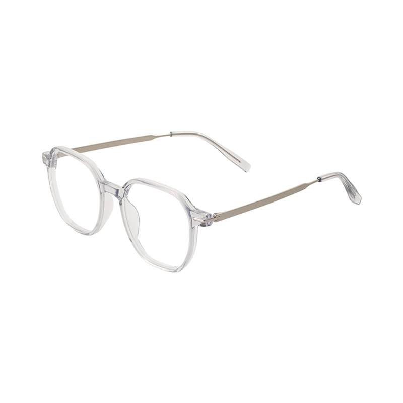 Luxury Fashion Exquisite Half Titanium Frame Spectacle Frames High-End Design Handmade Men\'s Square Frame Glasses