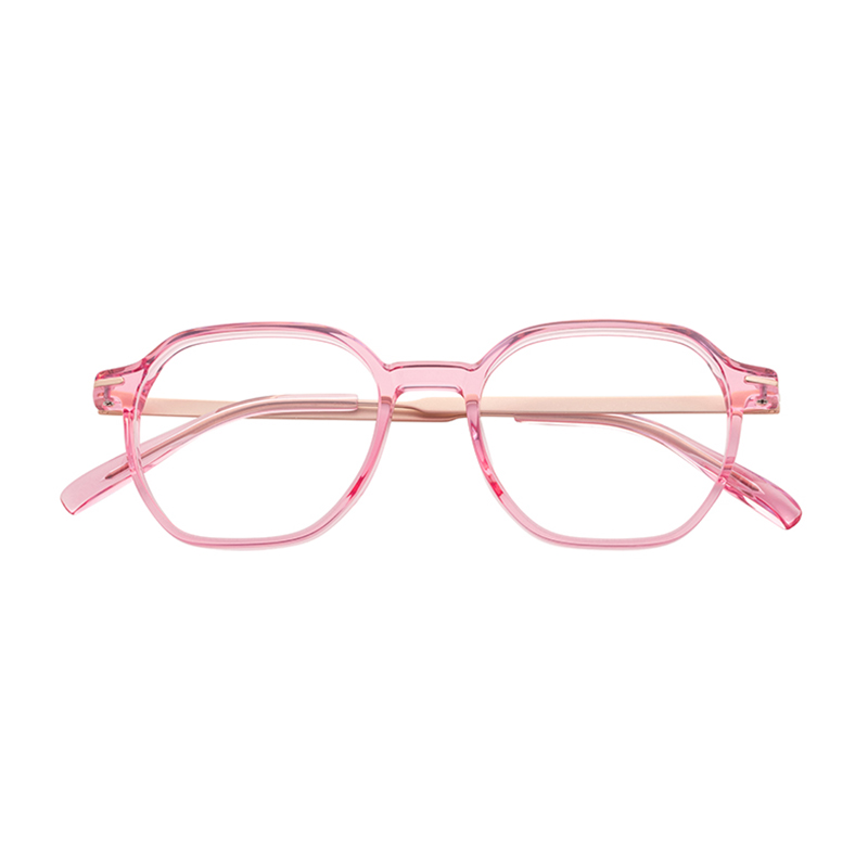Luxury Fashion Exquisite Half Titanium Frame Spectacle Frames High-End Design Handmade Men\'s Square Frame Glasses
