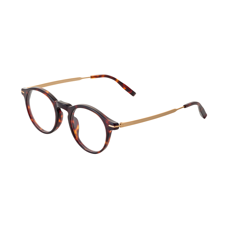Acetate Vintage Eyeglass Frames Women Optical Half Titanium Eyeglasses Men Optical Frames Glasses