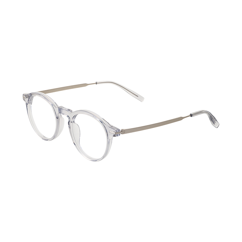 Acetate Vintage Eyeglass Frames Women Optical Half Titanium Eyeglasses Men Optical Frames Glasses
