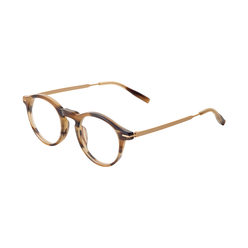 Acetate Vintage Eyeglass Frames Women Optical Half Titanium Eyeglasses Men Optical Frames Glasses
