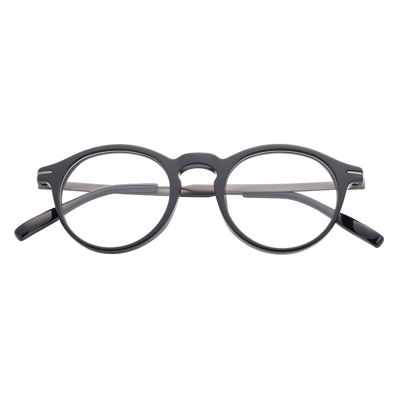 Acetate Vintage Eyeglass Frames Women Optical Half Titanium Eyeglasses Men Optical Frames Glasses