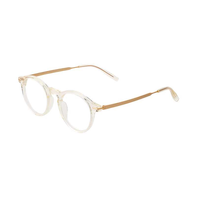 Acetate Vintage Eyeglass Frames Women Optical Half Titanium Eyeglasses Men Optical Frames Glasses